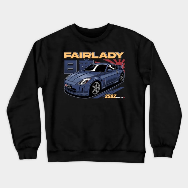 Fairlady 350Z Crewneck Sweatshirt by idrdesign